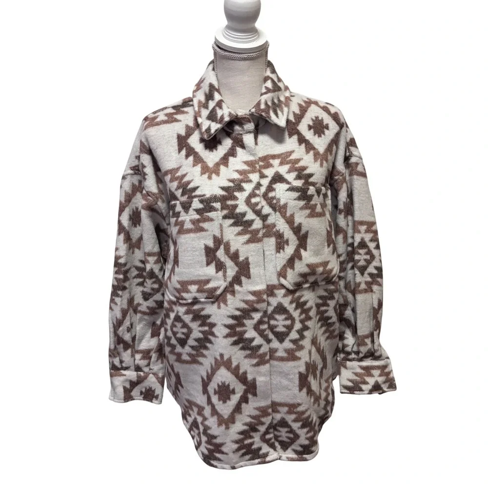 Outdoor‎ Collection 26 International Southwestern Aztec Shacket Large New Jacket